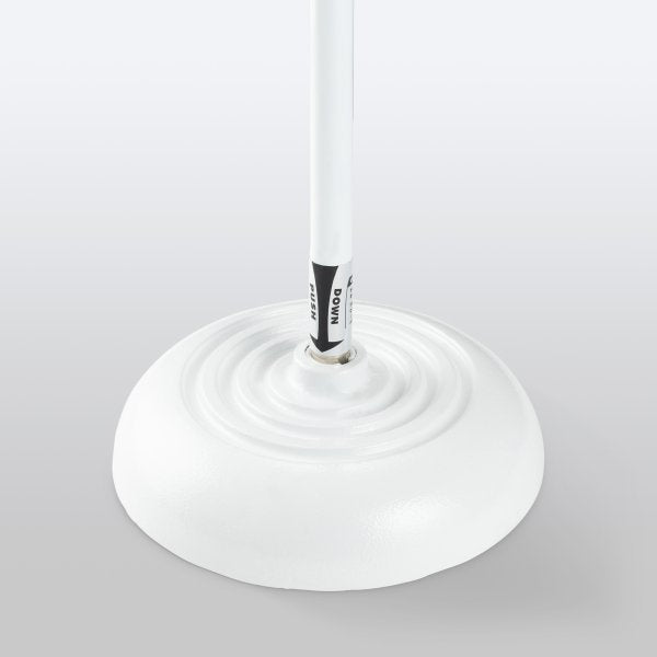 On-Stage MS7201QTRW Quarter-Turn Round-Base Mic Stand