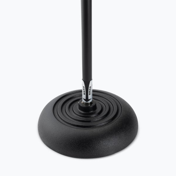 On-Stage MS7201QTR Quarter-Turn Round-Base Mic Stand