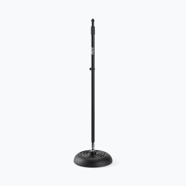 On-Stage MS7201QTR Quarter-Turn Round-Base Mic Stand