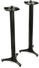 Charger l&#39;image dans la galerie, Ultimate Support MS-90-45B MS Series Professional Column Studio Monitor Stands with Non-marring Decoupling Pads and Three Internal Channels - 45&quot;/Black