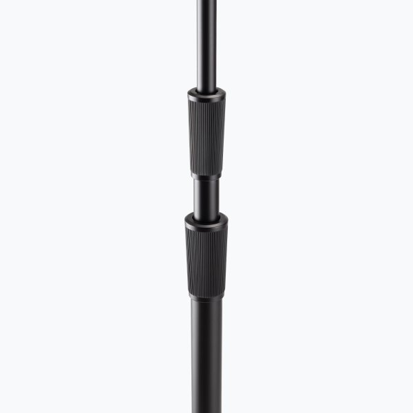 On-Stage MS9312 Production-Grade Three-Section Mic Stand with 12" Round Base