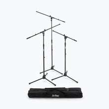 Charger l'image dans la galerie, On-Stage MSP7703 Three Euro Boom Mic Stands with Bag