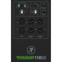 Load image into Gallery viewer, Mackie Thump118S 1400 Watt 18-inch Powered Subwoofer + Cover Pole Cable