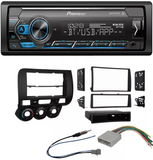 Pioneer MVH-S322BT Car Stereo Single Din Kit Fit 2007-2008 Honda Fit