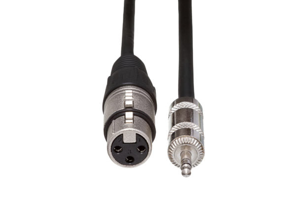 Hosa MXM-025 Microphone Cable 3.5 mm TRS Male to Neutrik XLR Female 25 foot