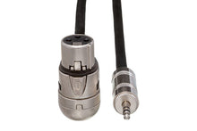 Load image into Gallery viewer, Hosa MXM-015RS Microphone Cable 3.5 mm TRS Male to Neutrik Right Angle XLR Female 15 foot
