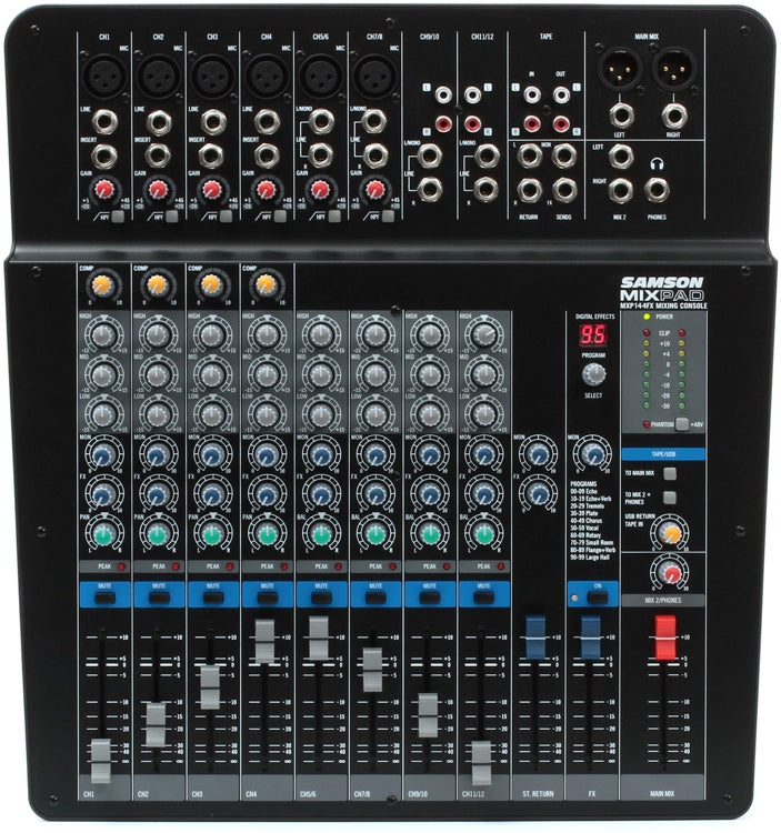 Samson SAMXP144XP 14-Input USB Mixer with FX