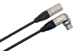 Hosa MXX-015RS Microphone Cable Neutrik Right Angle XLR Female to XLR Male 15 foot