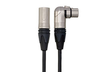 Load image into Gallery viewer, Hosa MXX-015RS Microphone Cable Neutrik Right Angle XLR Female to XLR Male 15 foot
