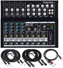 Load image into Gallery viewer, Mackie Mix12FX 12-channel Compact Mixer with 1/4", XLR, 3.5mm cable