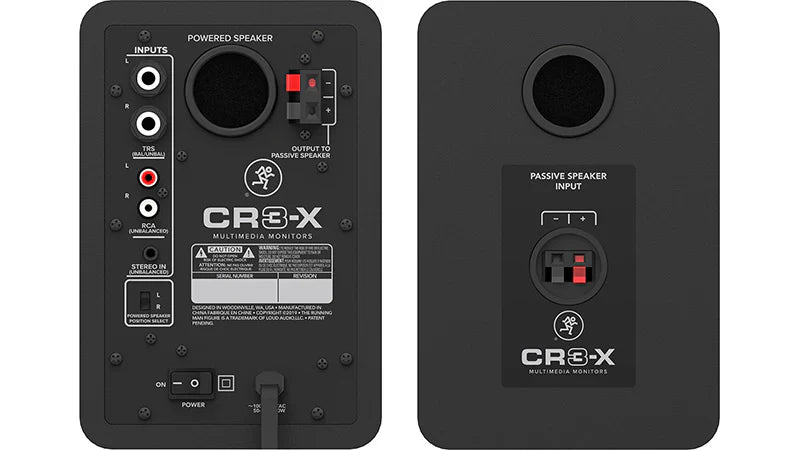 Mackie CR3-X Studio Monitor + ProFX10v3 10-channel Mixer W USB Effects