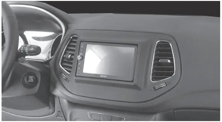 Metra 2017-18 Jeep Compass 99-6545B AXD-CH5 Radio Install Dash Kit Package