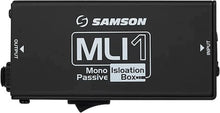 Load image into Gallery viewer, Samson MLI1 Line Level Mono Passive Isolation Box