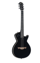 Load image into Gallery viewer, Tagima MODENAI NY-EQ-BK Nylon-String Acoustic-Electric Guitar, Solid Spruce Top, Gloss Black Finish.