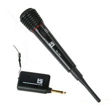 Load image into Gallery viewer, MR DJ MIC1000 Dual Function Wireless/Wired Black Handheld Microphone System