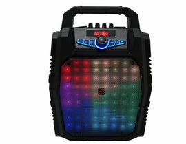 Mr Dj PARTY ROCK PA Karaoke Wireless Portable Speaker w/ 8