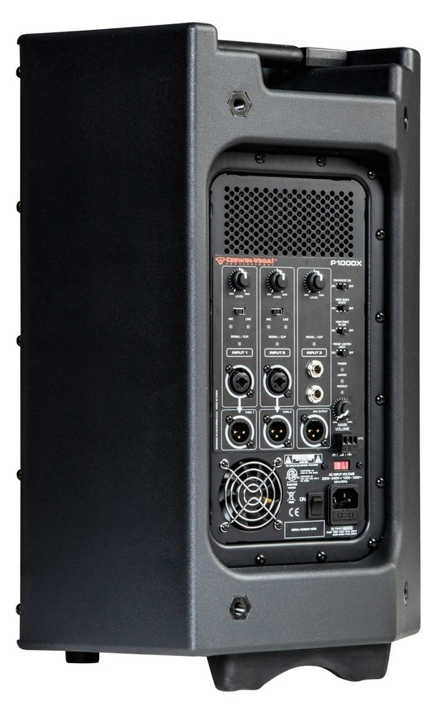 2 Cerwin-Vega P1000X 10" 2 Way 1000 Watt Powered Active PA Speaker