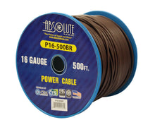 Charger l'image dans la galerie, Absolute USA P16-500BR 16 Gauge 500FT Primary Power &amp; Remote Wire – Brown