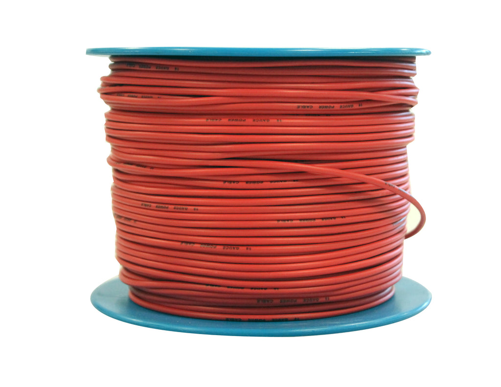 Absolute USA P16-500RD 16 Gauge 500FT Primary Power & Remote Wire – Red