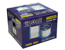 Load image into Gallery viewer, Absolute USA P16-500WH 16 Gauge 500-Feet Spool Power Wire Cable (White)