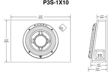 Load image into Gallery viewer, Rockford Fosgate P3S-1X10 Punch Single P3S 10&quot; Shallow Loaded Enclosure