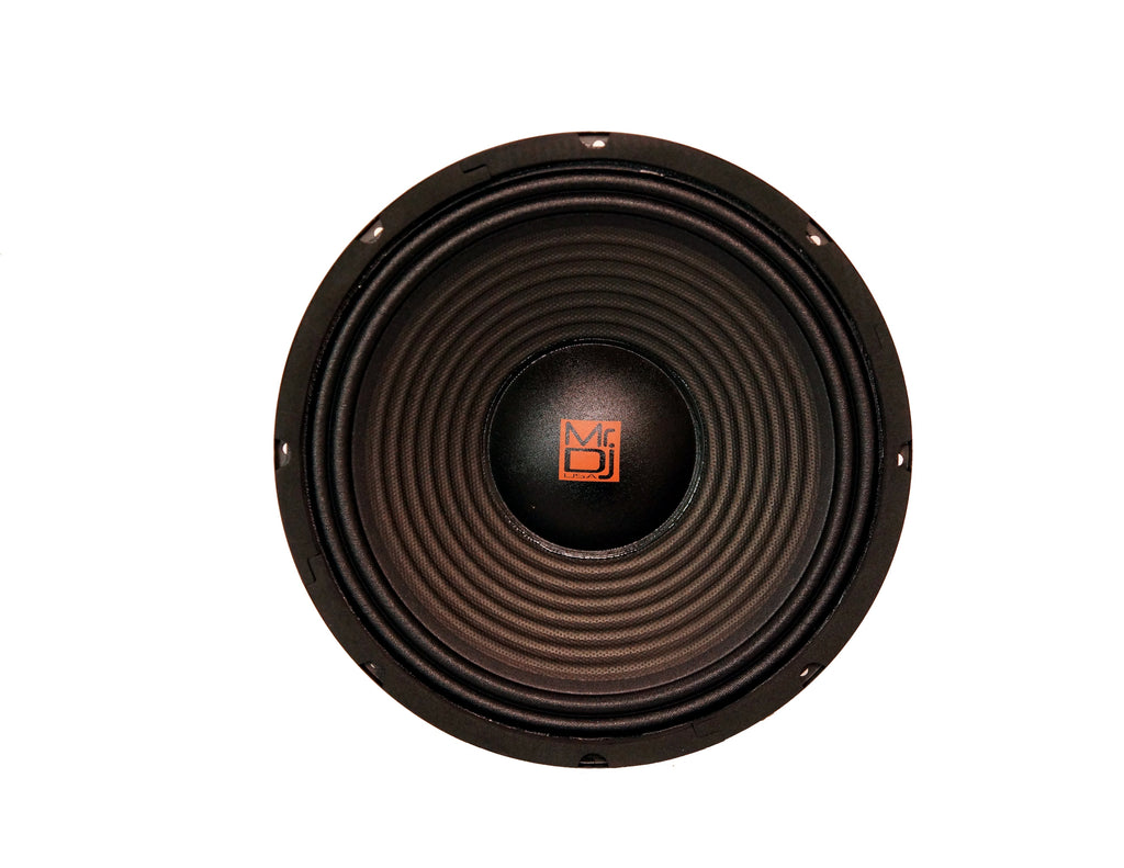 MR DJ PA110 10" 400W 30 Oz. 8-Ohms Dual Magnet Universal PRO PA/DJ Raw Woofer Subwoofer