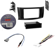 Charger l&#39;image dans la galerie, Absolute Package3 Car Stereo Installation Kit Compatible with Nissan Sentra 2013 – 2016 In-Dash Mounting Kit, Antenna, and Harness for Single or Double Din Radio Receivers