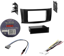 Charger l&#39;image dans la galerie, Absolute Package5 Car Stereo Installation Kit Compatible with Nissan Sentra 2013 – 2016 In-Dash Mounting Kit, Antenna, and Harness for Double Din Radio Receivers