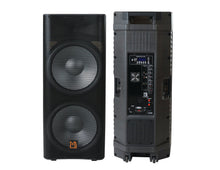 Charger l'image dans la galerie, MR DJ PBX6500LED PRO PA DJ Dual 15" 3-Way Full-Range Powered/Active Live Sound Bluetooth Loud Speaker