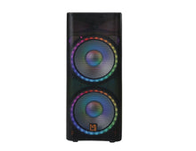Load image into Gallery viewer, MR DJ PBX6500LED PRO PA DJ Dual 15" 3-Way Full-Range Powered/Active Live Sound Bluetooth Loud Speaker
