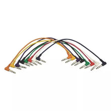 Load image into Gallery viewer, On-Stage PC18-17TRS-R Right-Angle Patch Cables (TRS-TRS, 8-pack)