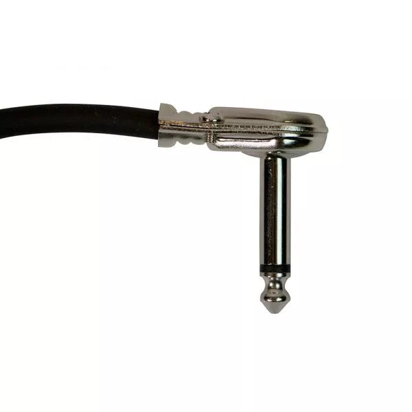 On-Stage PC506B 6" Patch Cable w/ Pancake Connectors (Black)