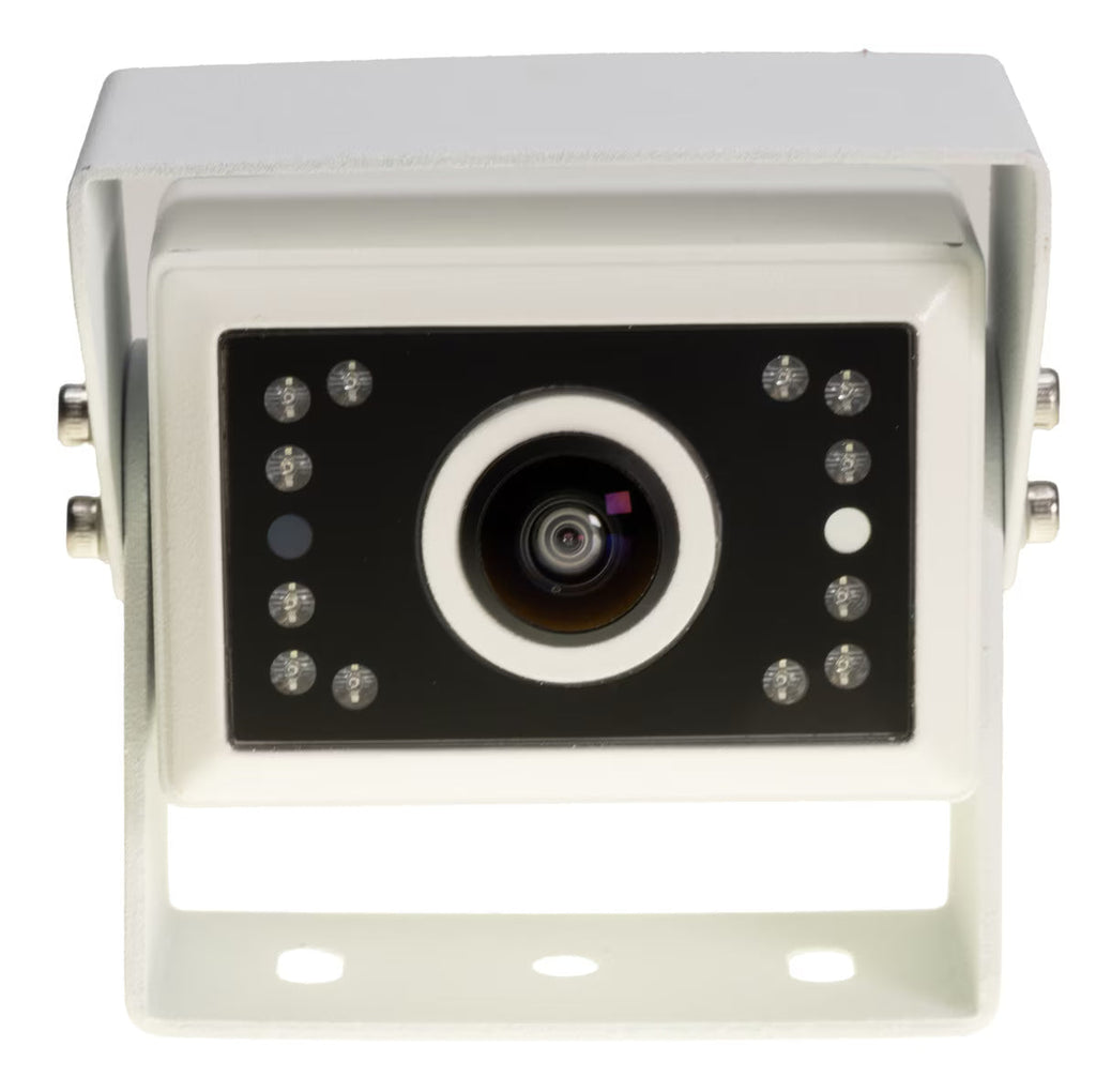 EchoMaster PCAM-830W-AHD Mini Commercial Camera With Super Wide Lens - White