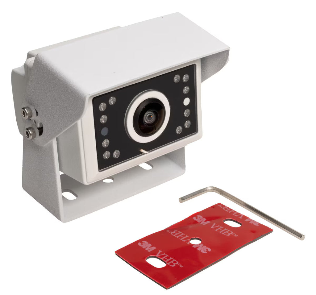 EchoMaster PCAM-830W-AHD Mini Commercial Camera With Super Wide Lens - White