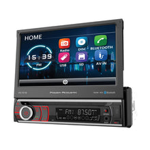 Charger l&#39;image dans la galerie, Power Acoustik PD-721B 7″ Single-DIN Motorized Touchscreen w/DVD/CD &amp; Bluetooth