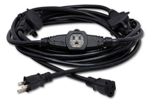 Load image into Gallery viewer, Hosa PDX-225 3 outlet Power Distribution Cord 25ft