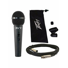 Charger l'image dans la galerie, 4 Peavey PV 7 ND Magnet Dynamic Microphone with XLR to XLR Cable