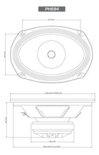 Load image into Gallery viewer, Cerwin Vega PH694 PRO Series 6"x9" 2-Way Full-Range Coax Horn Speakers