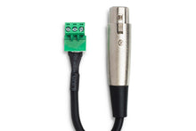 Load image into Gallery viewer, Hosa PHX-106F Low-voltage Adaptor - XLR3F to PHX3M - 6 inch