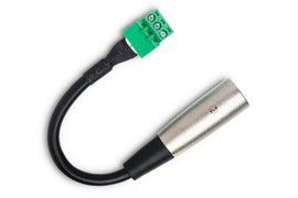 Hosa PHX-106M-BULK Low-voltage Adapter PHX3M to XLR3M 6