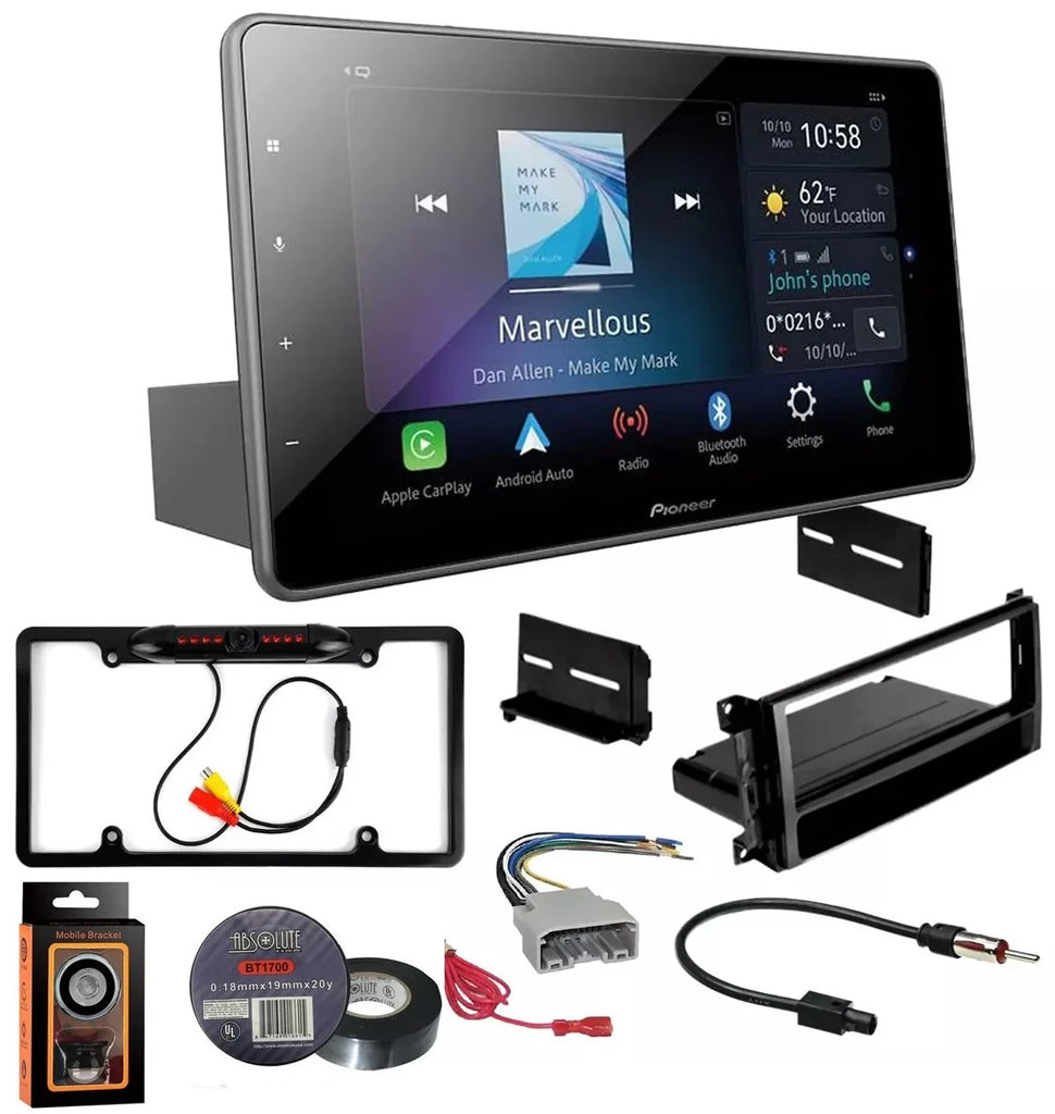 Pioneer DMH-W3000NEX 6.8" Indash Digital Media Receiver Kit Fit 2007-17 Jeep Wrangler