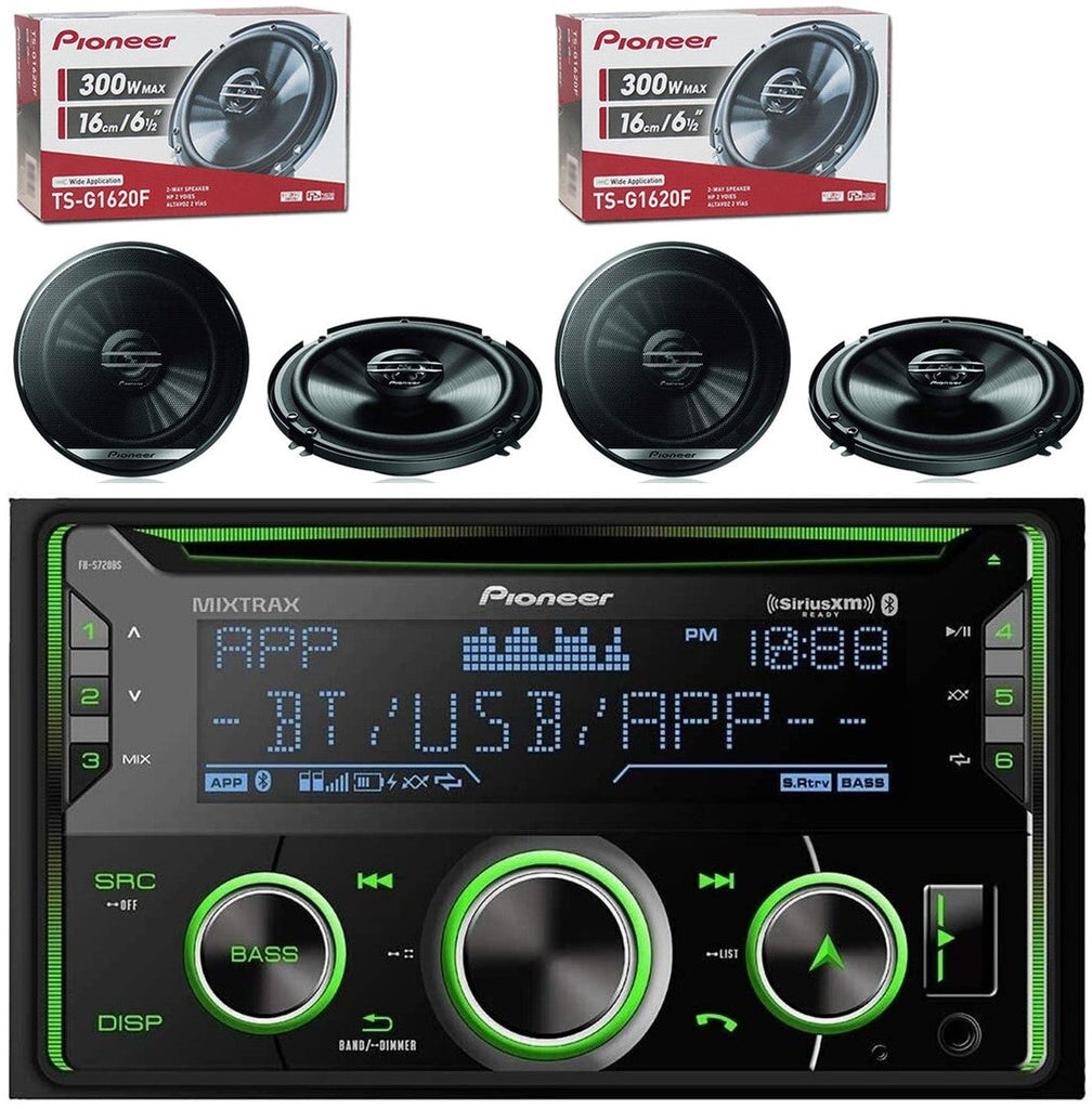 FH-S722BS  Double DIN + 2 TS-G1620F 6.5" 300Watt Speakers