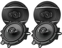 Load image into Gallery viewer, 2 PIONEER TS-A1670F 6.5-INCH 6-1/2&quot; CAR AUDIO 3-WAY COAXIAL SPEAKERS &amp; 6.5&quot; BOX