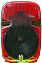 Load image into Gallery viewer, 2 MR DJ PL12FLAME 12&quot; Portable Translucent Bluetooth Speaker + Speaker Stand