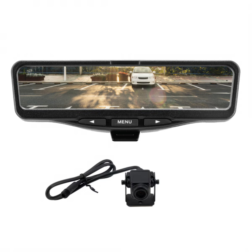 EchoMaster PMK-SP02 9” Full View Universal Mount Mirror Monitor and Ahd Camera