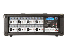 Charger l&#39;image dans la galerie, MR DJ PMX8500 3000 Watts Powered 8 Channel Mixer with Bluetooth USB 5 Band EQ Effects