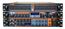 Charger l'image dans la galerie, MR DJ PMX-9800 5000W PA DJ Audio Mixer Powered Soundboard DSP Bluetooth FM