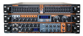 MR DJ PMX-9800 5000W PA DJ Audio Mixer Powered Soundboard DSP Bluetooth FM