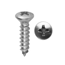 Charger l'image dans la galerie, Install Bay POHSC834 #8 X 3/4 PHIL OVAL HEAD SS CHROME- Bag of 100