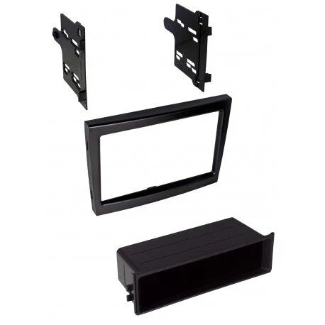 POR911B Dash Kit Fits select 2005-12 Porsche Single/Double-DIN Black